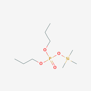 molecular formula C9H23O4PSi B14434365 Dipropyl trimethylsilyl phosphate CAS No. 78776-63-3