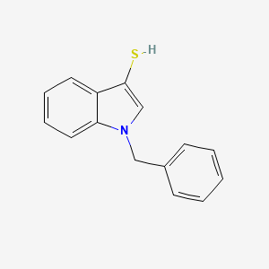 molecular formula C15H13NS B14434368 1-Benzyl-1H-indole-3-thiol CAS No. 80167-65-3