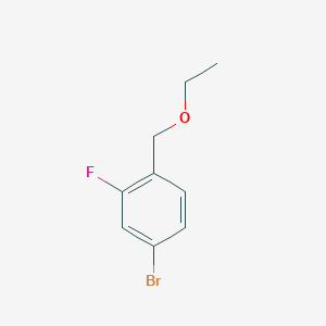 molecular formula C9H10BrFO B1443440 4-Bromo-1-(ethoxymethyl)-2-fluorobenzene CAS No. 1250406-44-0