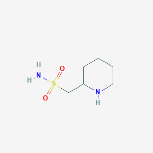 molecular formula C6H14N2O2S B1443443 Piperidin-2-ylmethanesulfonamide CAS No. 1248110-90-8