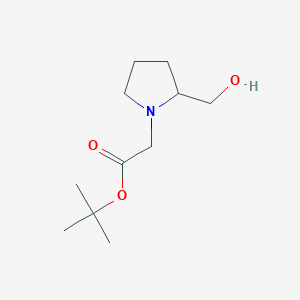 Tert-butyl 2-[2-(hydroxymethyl)pyrrolidin-1-yl]acetate