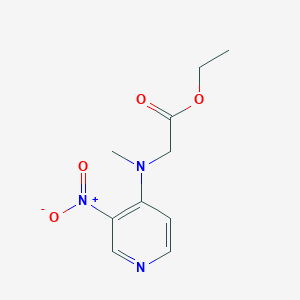 molecular formula C10H13N3O4 B1443455 Ethyl 2-[methyl(3-nitropyridin-4-yl)amino]acetate CAS No. 1384430-89-0