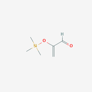 molecular formula C6H12O2Si B14434559 2-Propenal, 2-[(trimethylsilyl)oxy]- CAS No. 82873-56-1