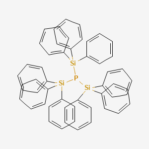molecular formula C54H45PSi3 B14434572 Tris(triphenylsilyl)phosphine CAS No. 82764-05-4