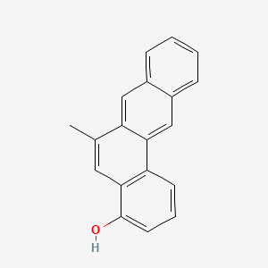 molecular formula C19H14O B14434578 4-Hydroxy-6-methylbenz(a)anthracene CAS No. 78996-87-9