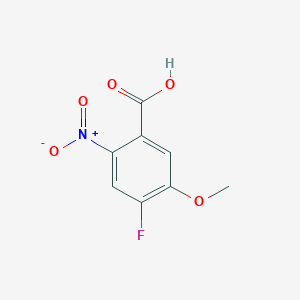 B1443468 4-Fluoro-5-methoxy-2-nitrobenzoic acid CAS No. 864293-50-5