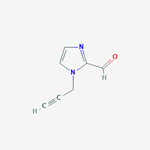 molecular formula C7H6N2O B1443469 1-(prop-2-yn-1-yl)-1H-imidazole-2-carbaldehyde CAS No. 1247894-26-3