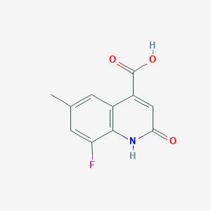 8-Fluoro-2-hydroxy-6-methylquinoline-4-carboxylic acid