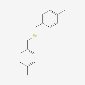 molecular formula C16H18Se B14434740 Selenide, bis(4-methylbenzyl)- CAS No. 76698-72-1