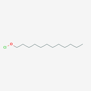 molecular formula C12H25ClO B14434773 Dodecyl Hypochlorite CAS No. 78132-57-7
