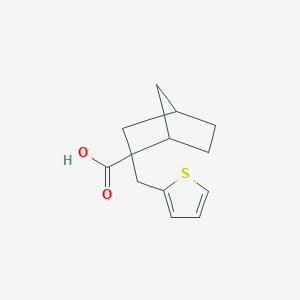 2-(Thiophen-2-ylmethyl)bicyclo[2.2.1]heptane-2-carboxylic acid