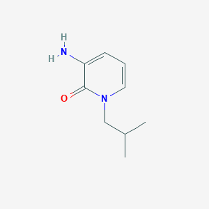 molecular formula C9H14N2O B1443483 3-Amino-1-isobutylpyridin-2(1H)-one CAS No. 1447959-09-2