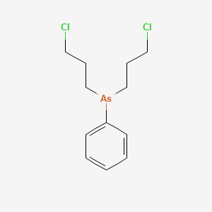 molecular formula C12H17AsCl2 B14434870 Bis(3-chloropropyl)(phenyl)arsane CAS No. 75396-00-8
