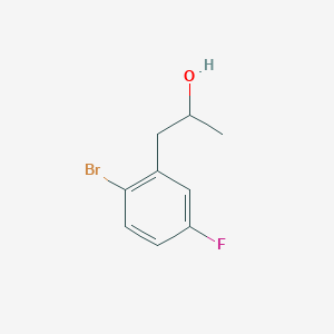 molecular formula C9H10BrFO B1443488 1-(2-Bromo-5-fluorophenyl)propan-2-ol CAS No. 1249436-73-4