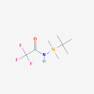 molecular formula C8H16F3NOSi B14434915 N-[tert-Butyl(dimethyl)silyl]-2,2,2-trifluoroacetamide CAS No. 83170-48-3