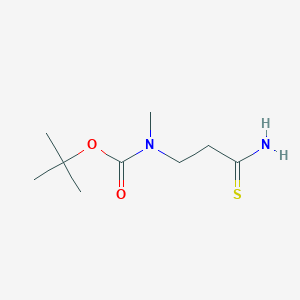 molecular formula C9H18N2O2S B1443492 tert-butyl N-(2-carbamothioylethyl)-N-methylcarbamate CAS No. 347190-30-1