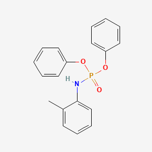 molecular formula C19H18NO3P B14434924 Diphenyl(2-methylphenyl)phosphoramidate CAS No. 76168-00-8