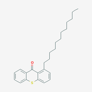 molecular formula C25H32OS B14434932 1-Dodecyl-9H-thioxanthen-9-one CAS No. 80032-55-9