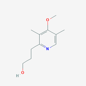 molecular formula C11H17NO2 B1443494 3-(4-Methoxy-3,5-dimethylpyridin-2-yl)propan-1-ol CAS No. 1250703-78-6