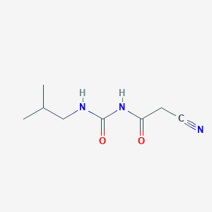 molecular formula C8H13N3O2 B014435 N-Cyanoacetyl-N'-isobutylurea CAS No. 59341-75-2