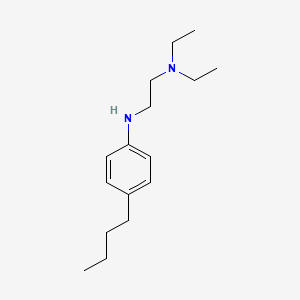 molecular formula C16H28N2 B14435014 N~2~-(4-Butylphenyl)-N~1~,N~1~-diethylethane-1,2-diamine CAS No. 74474-08-1