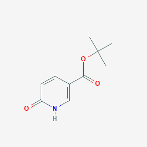 molecular formula C10H13NO3 B1443503 6-Hydroxy-nicotinic acid tert-butyl ester CAS No. 1342385-03-8