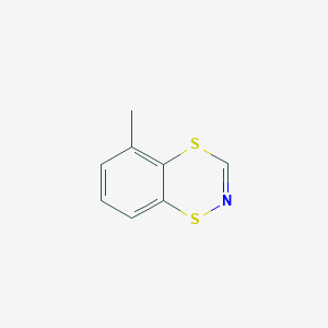 molecular formula C8H7NS2 B14435152 5-Methyl-1,4,2-benzodithiazine CAS No. 82946-23-4