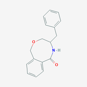 molecular formula C17H17NO2 B1443517 4-Benzyl-4,5-dihydro-1H-benzo[f][1,4]oxazocin-6(3H)-one CAS No. 1333113-97-5