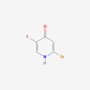 molecular formula C5H3BrFNO B1443521 2-Bromo-5-fluoropyridin-4-ol CAS No. 1196152-88-1