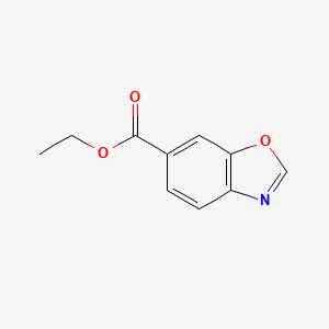 molecular formula C10H9NO3 B1443524 Ethyl 1,3-benzoxazole-6-carboxylate CAS No. 1355171-03-7