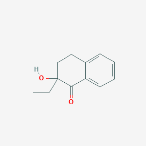 molecular formula C12H14O2 B14435246 2-Ethyl-2-hydroxy-3,4-dihydronaphthalen-1(2H)-one CAS No. 78506-99-7