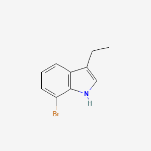 molecular formula C10H10BrN B1443537 7-bromo-3-ethyl-1H-indole CAS No. 1360962-55-5