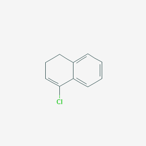 molecular formula C10H9Cl B14435370 Naphthalene, 4-chloro-1,2-dihydro- CAS No. 76181-40-3