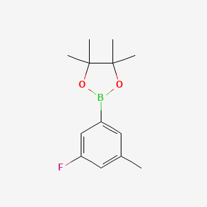 molecular formula C13H18BFO2 B1443540 3-Fluoro-5-methylphenylboronic acid pinacol ester CAS No. 1583286-47-8