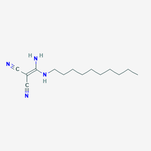 molecular formula C14H24N4 B14435403 [Amino(decylamino)methylidene]propanedinitrile CAS No. 74905-02-5