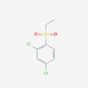 molecular formula C8H8Cl2O2S B1443544 2,4-Dichloro-1-ethanesulfonylbenzene CAS No. 860222-71-5