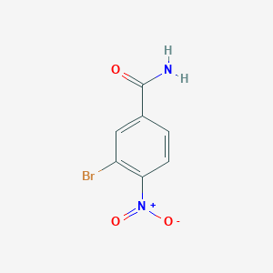 molecular formula C7H5BrN2O3 B1443564 3-Bromo-4-nitrobenzamide CAS No. 1261794-86-8
