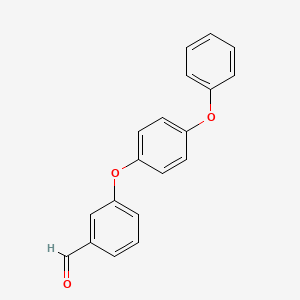 molecular formula C19H14O3 B14435719 3-(4-Phenoxyphenoxy)benzaldehyde CAS No. 83244-42-2