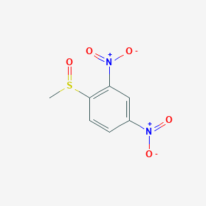 molecular formula C7H6N2O5S B14435861 1-(Methanesulfinyl)-2,4-dinitrobenzene CAS No. 78259-06-0