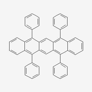 molecular formula C46H30 B14435887 5,7,12,14-Tetraphenylpentacene CAS No. 76727-12-3