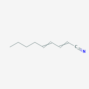 molecular formula C9H13N B14435985 Nona-2,4-dienenitrile CAS No. 79803-68-2