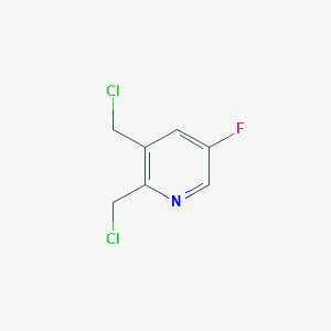 molecular formula C7H6Cl2FN B1443599 2,3-双(氯甲基)-5-氟吡啶 CAS No. 1356109-93-7