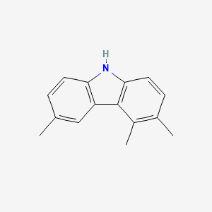 molecular formula C15H15N B14436139 3,4,6-Trimethyl-9H-carbazole CAS No. 78787-90-3