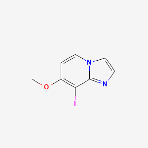 molecular formula C8H7IN2O B1443615 8-碘-7-甲氧基咪唑并[1,2-a]吡啶 CAS No. 1364917-15-6