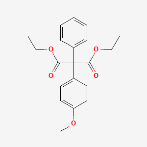 molecular formula C20H22O5 B14436193 Diethyl (4-methoxyphenyl)(phenyl)propanedioate CAS No. 74610-82-5