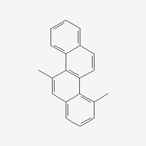 molecular formula C20H16 B14436217 4,11-Dimethylchrysene CAS No. 74869-40-2
