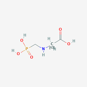 N-(Phosphonomethyl)(2-~13~C)glycine