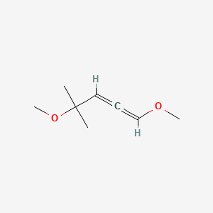 molecular formula C8H14O2 B14436369 1,4-Dimethoxy-4-methyl-1,2-pentadiene CAS No. 79989-45-0