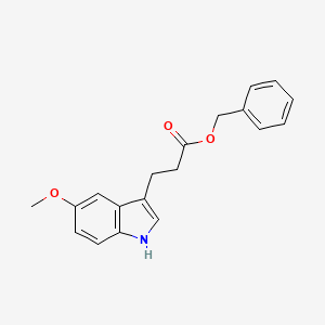 molecular formula C19H19NO3 B14436387 Benzyl 3-(5-methoxy-1H-indol-3-yl)propanoate CAS No. 76834-79-2