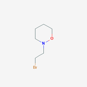 molecular formula C6H12BrNO B1443651 2-(2-Bromo-ethyl)-[1,2]oxazinane CAS No. 1357354-11-0
